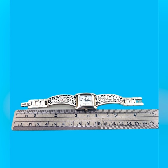 Brighton Amalfie Watch Women  Retired Design Rare  (Silver plated) New Battery - Picture 6 of 7